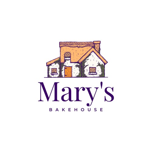 Bakeshop design with the title 'bakery logo'