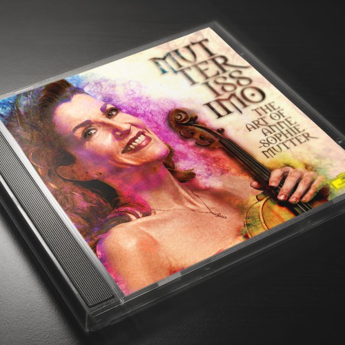 CD illustration with the title 'CD cover'