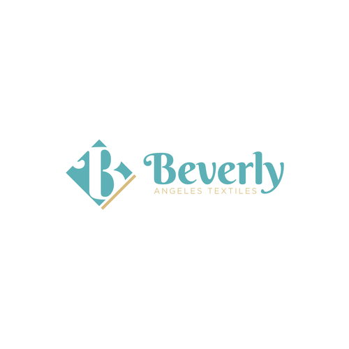 Fabric logo with the title 'Textile Business Logo Design Concept'