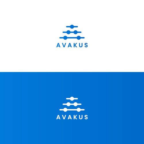 Calculator logo with the title 'Letter A Abstract for Avakus'