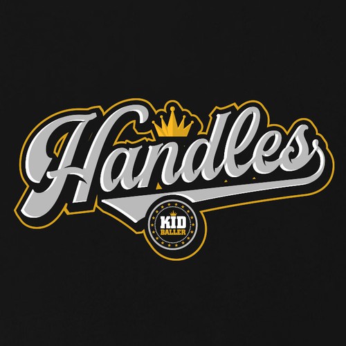 Basketball t-shirt with the title 'handles kid baller'