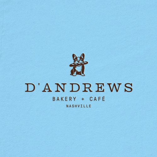Logo with the title 'Logo Concept for D'Andrews Bakery'