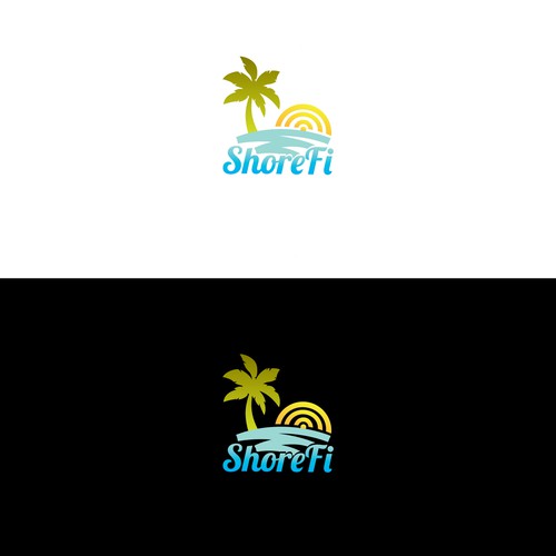 Wi-Fi logo with the title 'Logo for "Shore Fi"'