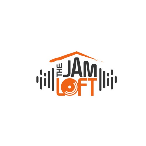 Music production logo with the title 'logo concept for recording studio'