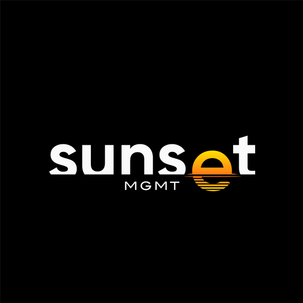 Sunset logo with the title 'Sunset Mgmt'