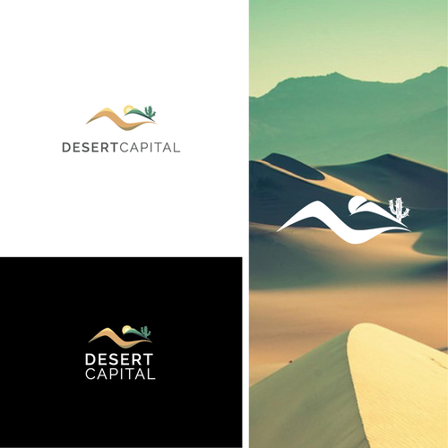Desert logo with the title 'Desert capital'