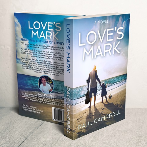 Parenting book cover with the title 'A book cover for an exciting love/death story set in California.'