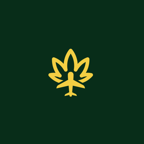 Emergency logo with the title 'cannabis emergency logo'