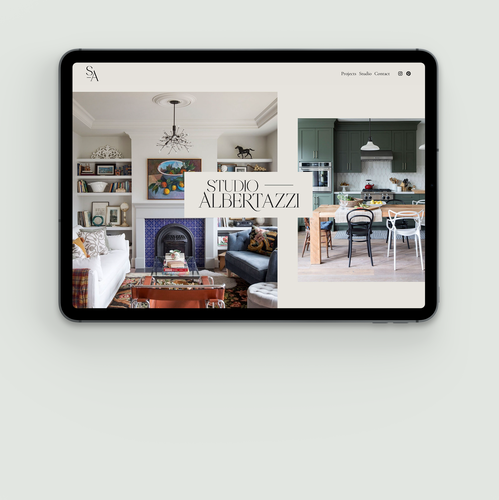 Vancouver design with the title 'Studio Albertazzi Interior Design. Vancouver, Canada.'