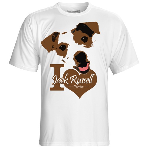 Pet t-shirt with the title 'Jack Russell Terrier T-Shirt Contest'