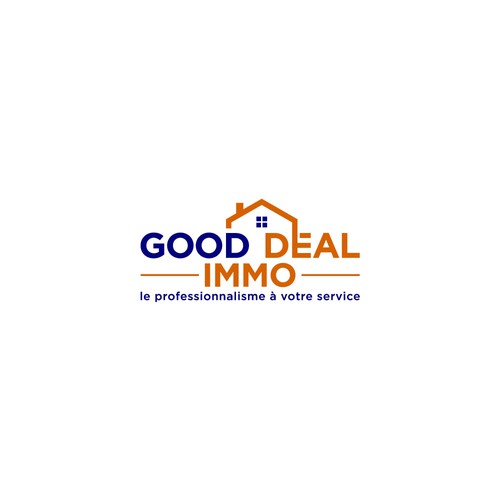 Deal logo with the title 'Good Deal Immo Logo'