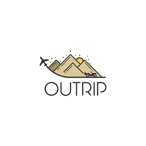 4x4 design with the title 'Adventurous Activity Company logo'