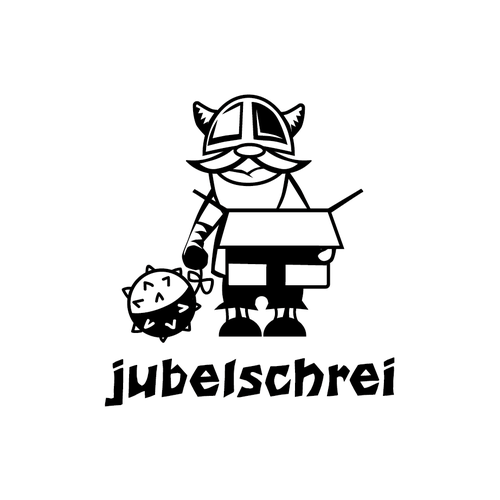 Gift box design with the title 'logo concept for a gift delivery service'