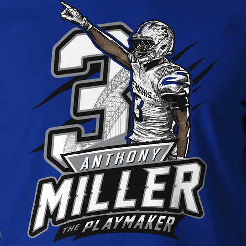 American Football Player Graphic t-shirt design - Buy t-shirt designs