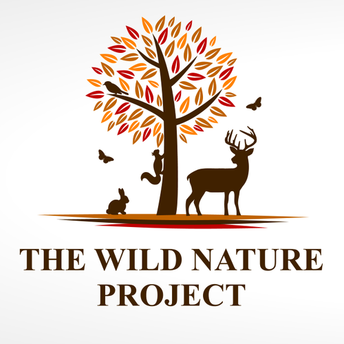 Tracking logo with the title 'logo for wilderness survival, nature, and tracking school'