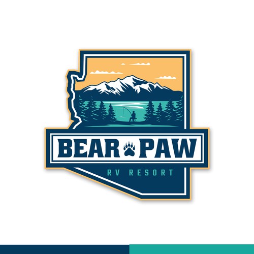 Arizona design with the title 'Logo Concept for a RV Resort'