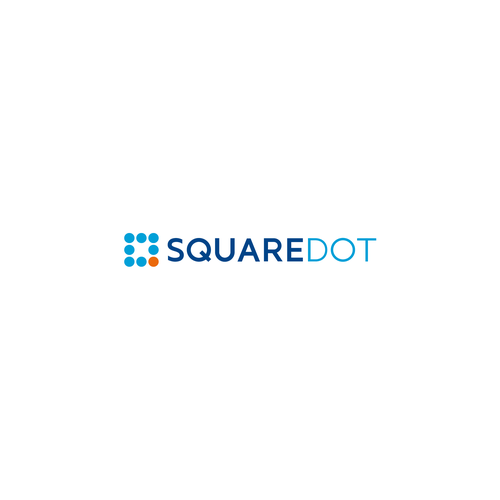 Dot design with the title 'Square Dot Logo'
