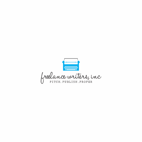 Freelancer logo with the title 'Writers Freelance Logo'