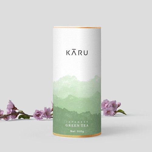 Japanese packaging with the title 'Japanese minimal inspired design'