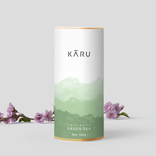 Japanese packaging with the title 'Japanese minimal inspired design'