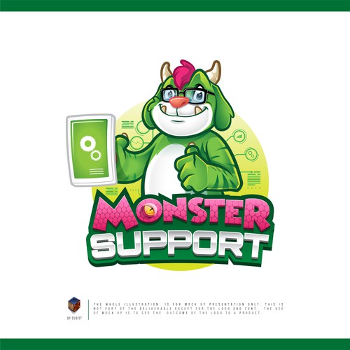 Monster logo with the title 'Monster Support'