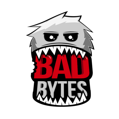 Mouth logo with the title 'Bad bytes'