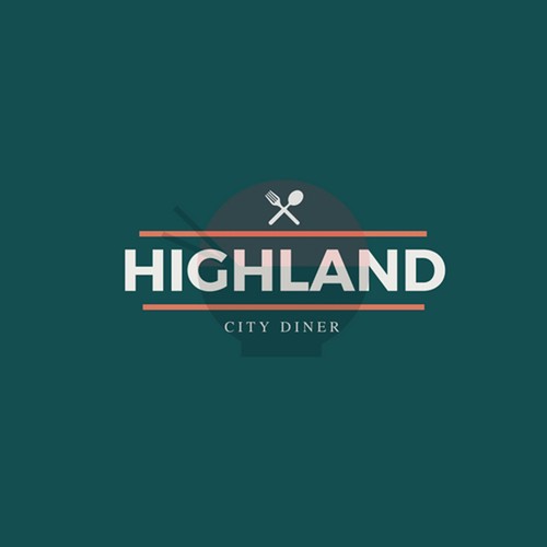 Diner logo with the title 'HIGHLAND'