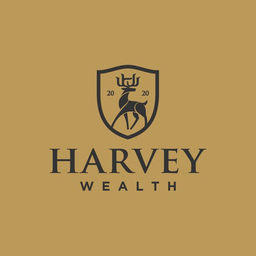 Stag design with the title 'Logo design for wealth management firm'
