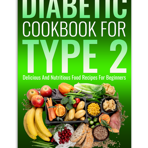 Cookbook design with the title 'Book Cover Design'