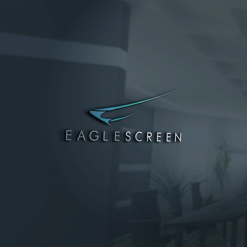 Futuristic logo with the title 'EAGLESCREEN'