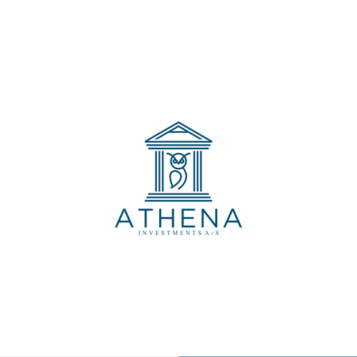Temple logo with the title 'Athena Investments'