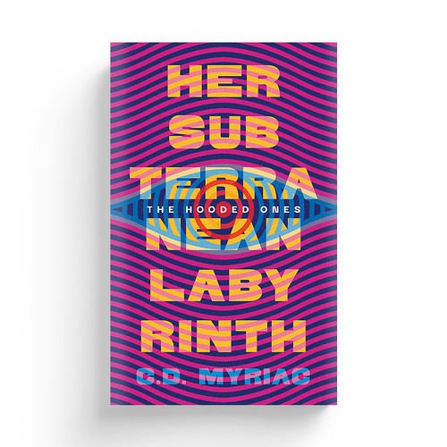 Esoteric design with the title 'Symbolic eco-cosmic book cover'