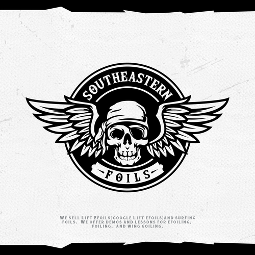 Pirate logo with the title 'Southeastern Foils Logo'