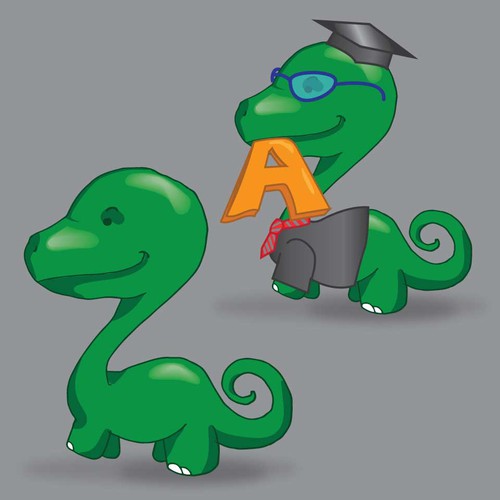 Dinosaur design with the title 'Dinosaurs'