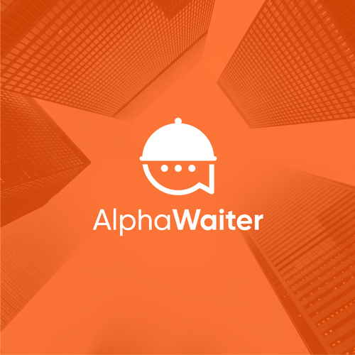 Talking design with the title 'Modern Logo for Waiter Application'