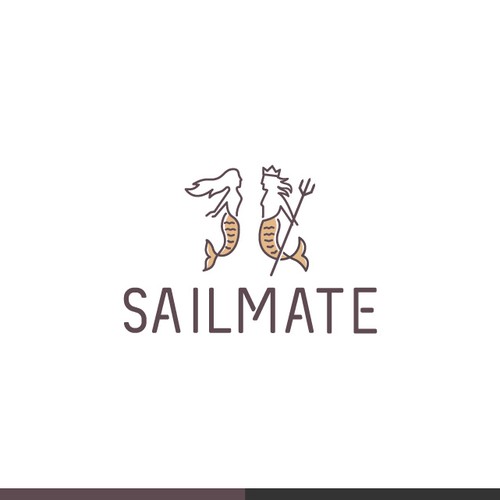 Queen design with the title 'sailmate logo for sail fashion bags'