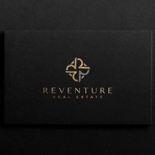Real estate brand with the title 'REVENTURE - The next level - Ein Eyecatcher Logo'