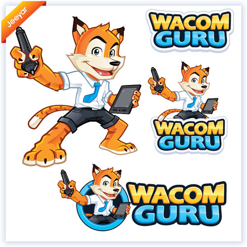 Cool logo with the title 'WACOM GURU'