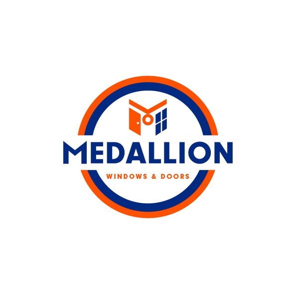 Window logo with the title 'Medallion Windows & Doors'