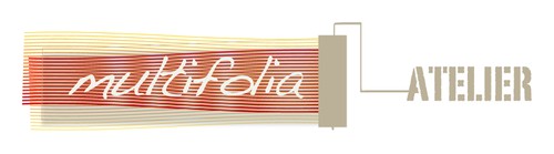 Atelier design with the title 'Creare logo che valorizzi manualità e contenga riferimenti all'illustrazione per l'infanzia'