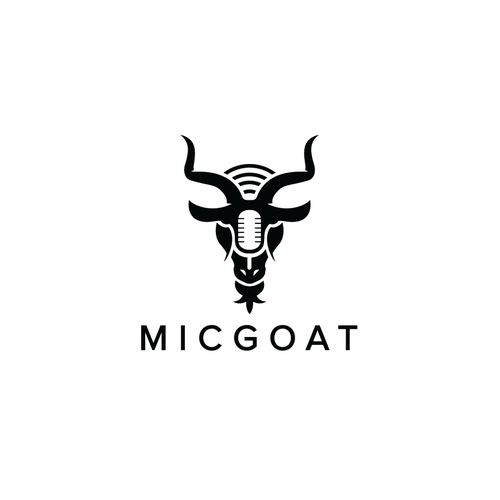 Microphone logo with the title 'Micgoat'