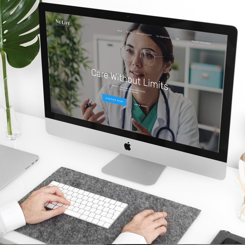 Page design with the title 'medical'