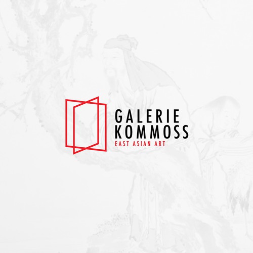 Japanese design with the title 'Galerie Kommoss [Logo Update]'