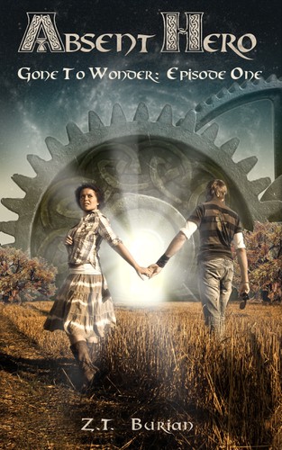 Futuristic book cover with the title 'Cover for a Mixed genre Book '