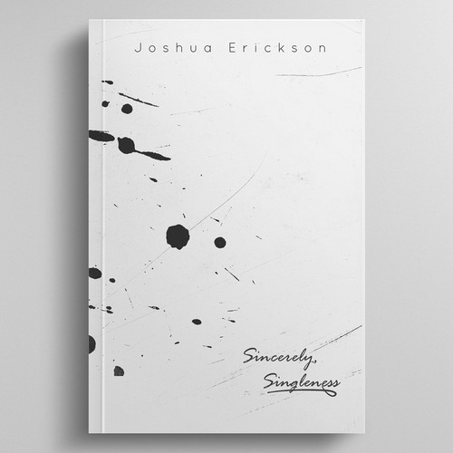 Minimal book cover with the title 'Sincerely, Singleness'