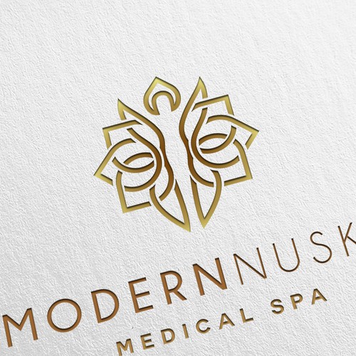 Brand logo with the title 'Modern Logo Design'