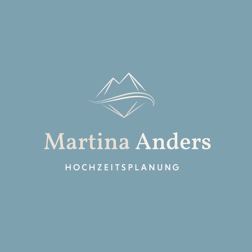 Alpine logo with the title 'Wedding Planer · Logo'