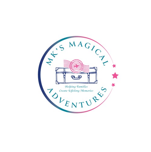 Disney design with the title 'Logo for a travel agent '