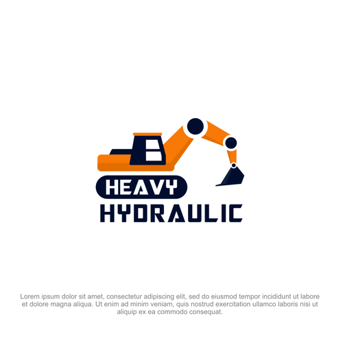 Heavy design with the title 'Heavy Hydraulic'