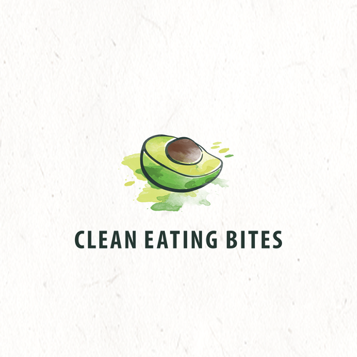 Cooking design with the title 'clean eating bites'